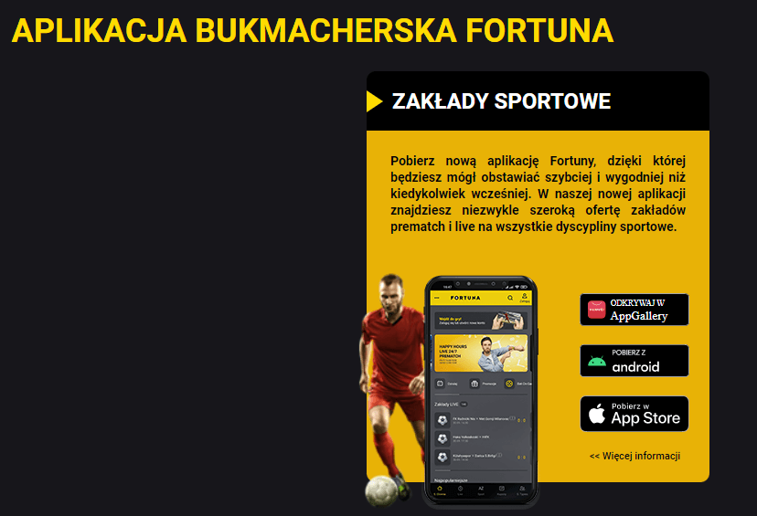 aplikacja bukmacherska fortuna